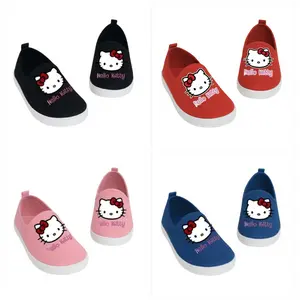 Assyifa Sepatu Slip On Anak Sepatu Kasual Anak Motif Hello Kitty Murah Lucu Trendi Berkualitas