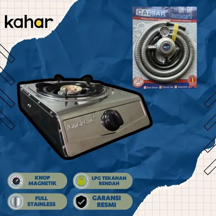 Yamakawa Kompor Gas Stainless 1 Tungku SNI
