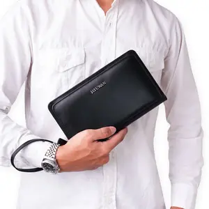 Jayuwan Luxury Clutch Bag Genuine Leather Kasual Elegant Kulit Pria JLCB