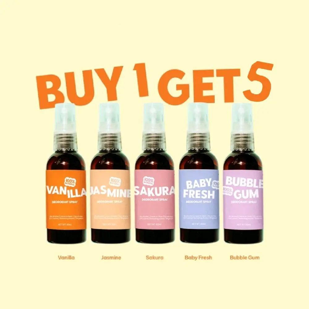 Buy 1 Get 5 Jennskin Deodoran 60ml Ready Stok