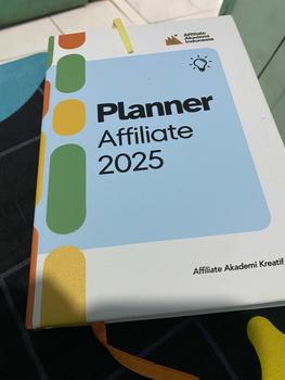 Product Review of Planner Book Buku Journal Jurnal Resolusi Agenda 2025 Affiliator by Fea Rini, Miss Konten, Koh Dennies dan Yohan Agustian Affiliate Akademi from K**a s**n 0