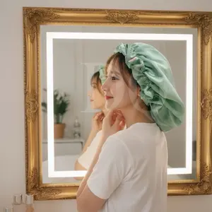 Hair Bonnet Premium Satin Silk - Pelindung Rambut Saat Tidur ( size M )