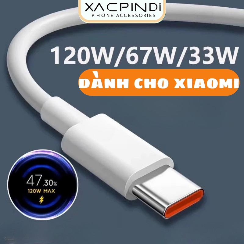   Dây  Cáp Sạc Nhanh Dành Cho Xiaomi 33W 67W 120W Cáp 6A - Hỗ Trợ Miturbo Hiển Thị Số Thập Phân... 