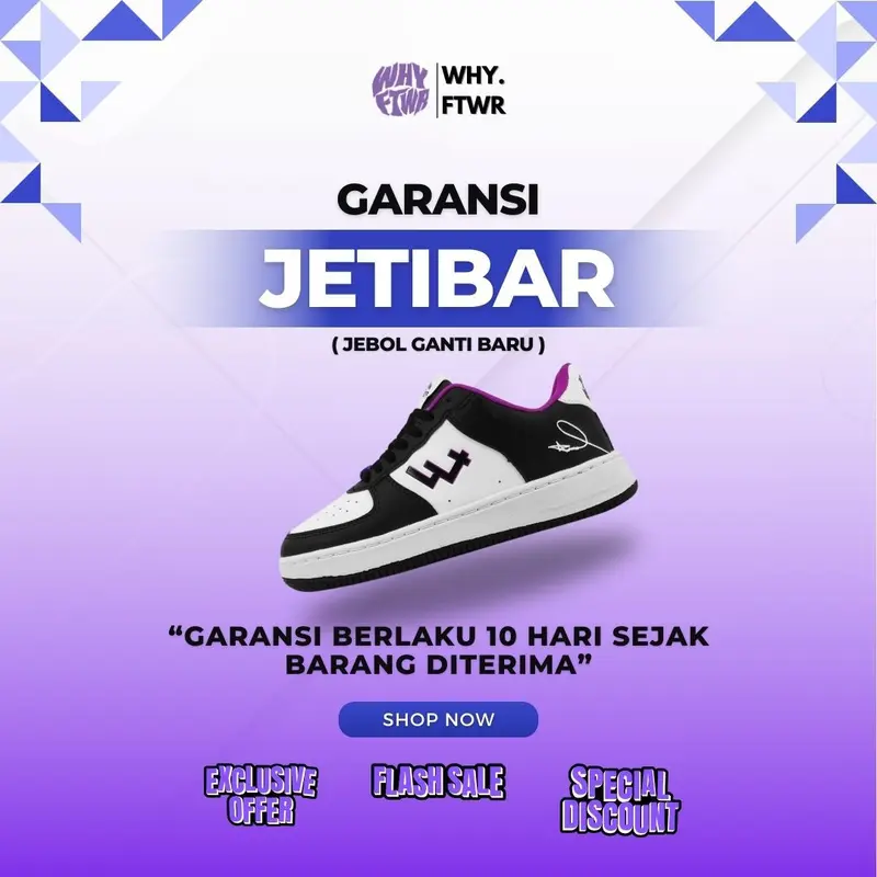 Sepatu Sneakers Casual Pria Wanita Why Footwear Slip On Batik Full Black 36-45 8