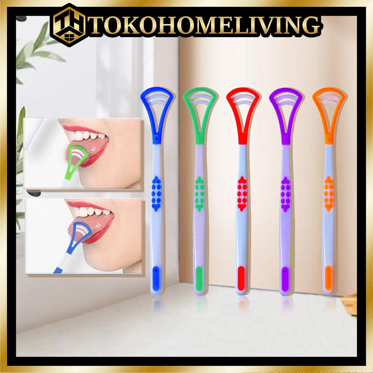 THL Pembersih Lidah Sikat Lidah Tongue Cleaner Tongue Scraper R485