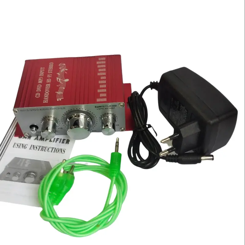 ampli amplifier mini speaker 20w dc-12v Satu paket LEBIH HEMAT+ADAPTOR -kabel, Biru 0