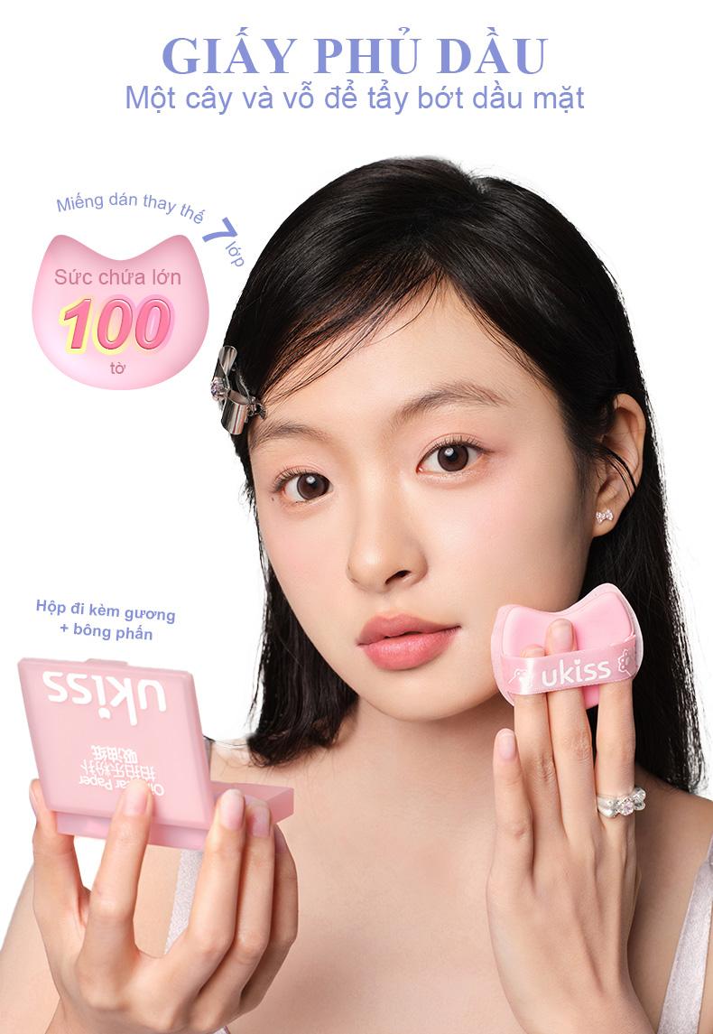 Product Introduction of UKISS Giấy Thấm Dầu Có Gương Kiểu Dáng Mèo Đáng Yêu Dụng Cụ Kiểm Soát Dầu Cầm Tay 100 Chiếc Thích Hợp Cho Phụ Nữ Trang Điểm Mỹ Phẩm Cosmetic 25