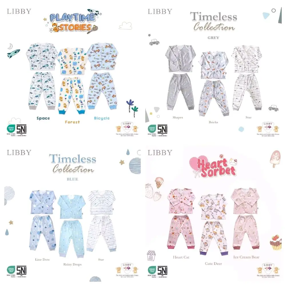 Libby Baby Setelan Panjang Celana Newborn
