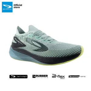 910 Nineten Haze Infiknit 1.0 Sepatu Lari - Mint/Hijau/Abu Running Outdoor