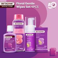 Gambar Betadine Feminine Care Bundle Floral Gentle Wipes Set - Feminine Wash dengan Ekstrak Daun Sirih & Prebiotik – Membantu Mengurangi Bau Tidak Sedap, Menjaga Kesegaran, pH Seimbang, Perawatan Area Kewanitaan Sehari-hari dari Betadine Shop Kota Tangerang 1 Tokopedia