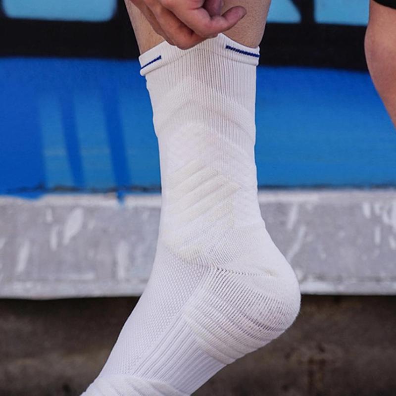 Product Introduction of Basketball Socks Professional Sports Socks Moisture Sports Towel Socks Men Mid-Tube Breathable V0G7 25