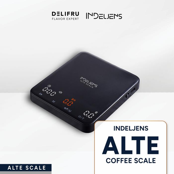 Gambar Indeljens Coffee Scale Alte Timbangan Kopi Digital Espresso Flow Rate & Ratio Calculator 2Kg / 0.1g dari Bubuqu Powder Kota Administrasi Jakarta Barat Tokopedia