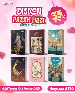 PROMO DISKON PATAH HATI  NOVEL CLOUDBOOKS X RAINBOOK X SKUAD