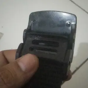 YH008 - Ikat pinggang pria nilon kanvas anti metal detektor kepala sabuk ABS