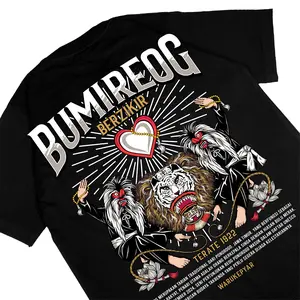 Kaos Bumi Reog Berzikir Psht Brb Terate Terbaru Bahan Catoon Combed