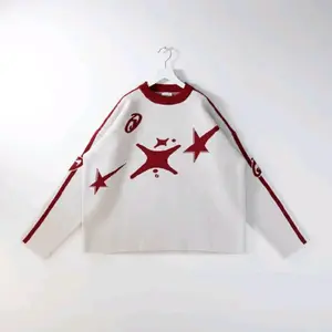 JANGO Knit Sweater Boxy Broken White | Knit Jersey | Sweater Rajut Premium Pria Wanita Knitwear