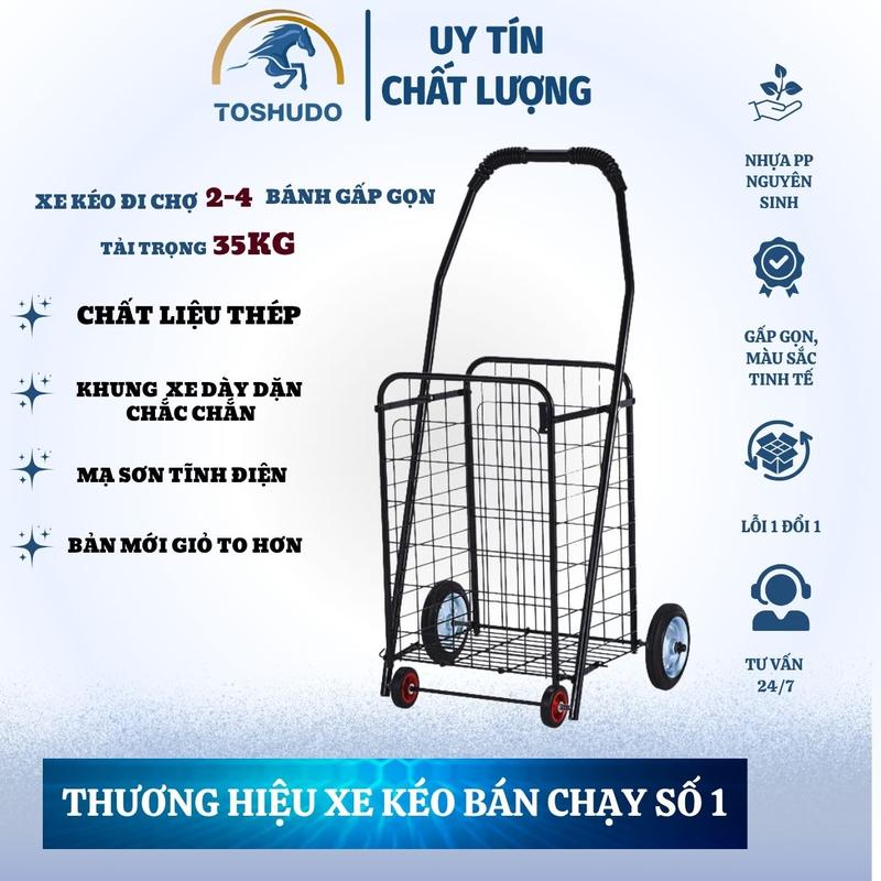 Xe Kéo Đi Chợ, Xe Đi Siêu Thị Cỡ Trung Tải Trọng Cao