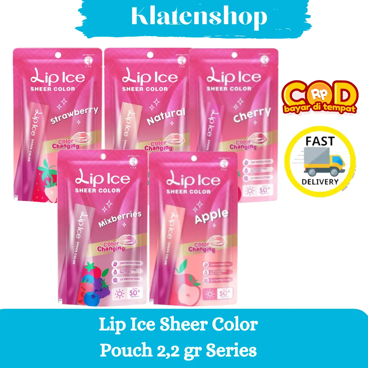 Lip Ice Sheer Color Pouch 2,2 gr Series