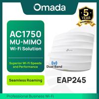Gambar TP-LINK EAP245 AC1750 WIRELESS DUAL BAND GIGABIT CELLING MOUNT ACCESS dari Dityacom Kota Administrasi Jakarta Timur 1 Tokopedia
