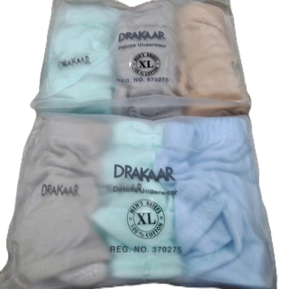 Celana Dalam Pria Drakaar tas isi ( 3pcs )-Cd cowok Dewasa' katun   Art Karet Lembut Nyaman Boxer Kotak