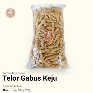 Telor Gabus Snack Kiloan 1kg 500gr 250gr Gurih Renyah Bisa Cod Snack Lezat dan Praktis untuk Camilan Sehari-hari