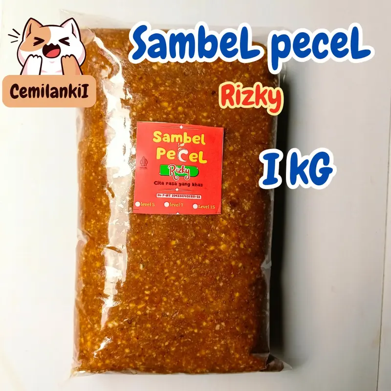 Sambel pecel 1 kg sambel kacang by Rizky 0