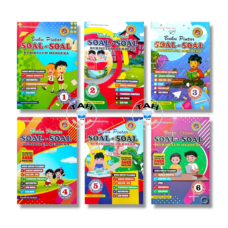 Buku Anak Pintar Soal Soal Kurikulum Merdeka Kelas 1-6 SD (ITA) 0