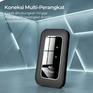 Aurop H806 Mobile WiFi Hotspot 4G/5G LTE Modem Wireless Router UNLOCK ALL OPERATOR Wi-Fi Sharing 12 Pengguna 300Mbps MIFI SIM Card Bisa Dipakai Keliling Dunia 185 Negara Komputer Smart