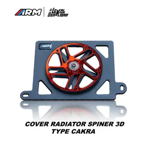 ARM COVER RADIATOR SPINER 3D TYPE CAKRA Motorcycle Baut