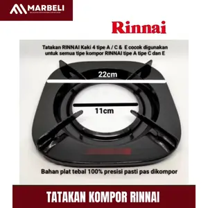 Tatakan kompor rinnai-dudukan kompor 4 penyangga tatakan kompor besi kuat