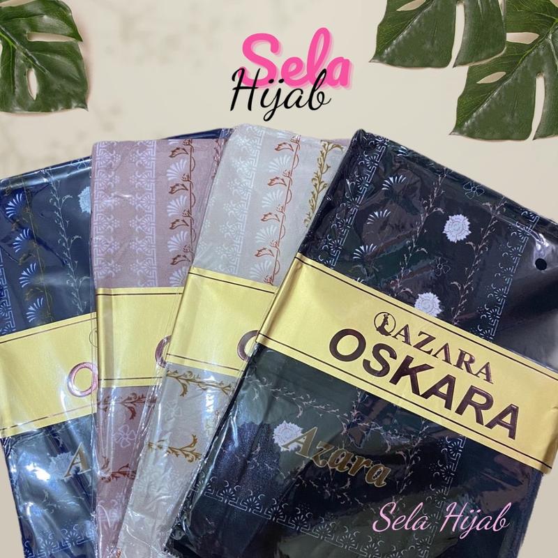 Hijab Azara Oskara Motif Muslim Ukuran 110 x 110 cm - Lembut dan Tebal - Syari 1