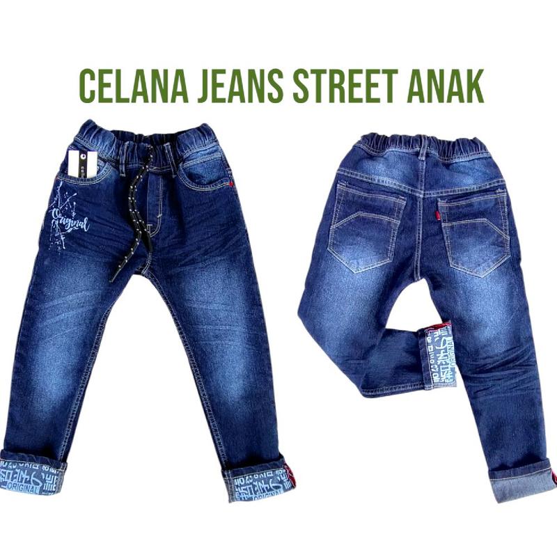Celana Jeans Anak Usia 3-15 tahun Stretch // Celana Panjang Jeans Anak//Celana jeans panjang anak laki 1