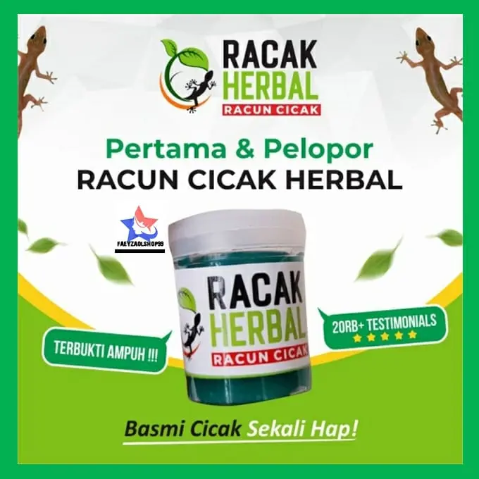 pengusir Cicak Ampuh - Racak Herbal - pengusir Cicak Herbal Original Aman - Obat Pembasmi Cicak 2