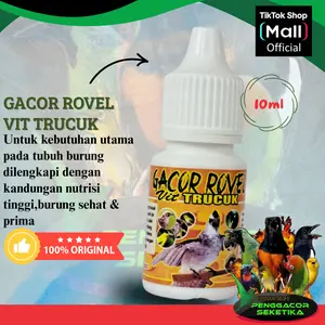 Suplemen Gacor Rovel Trucuk juara penggacor burung Seketika Vitamin suplemen burung berkicau
