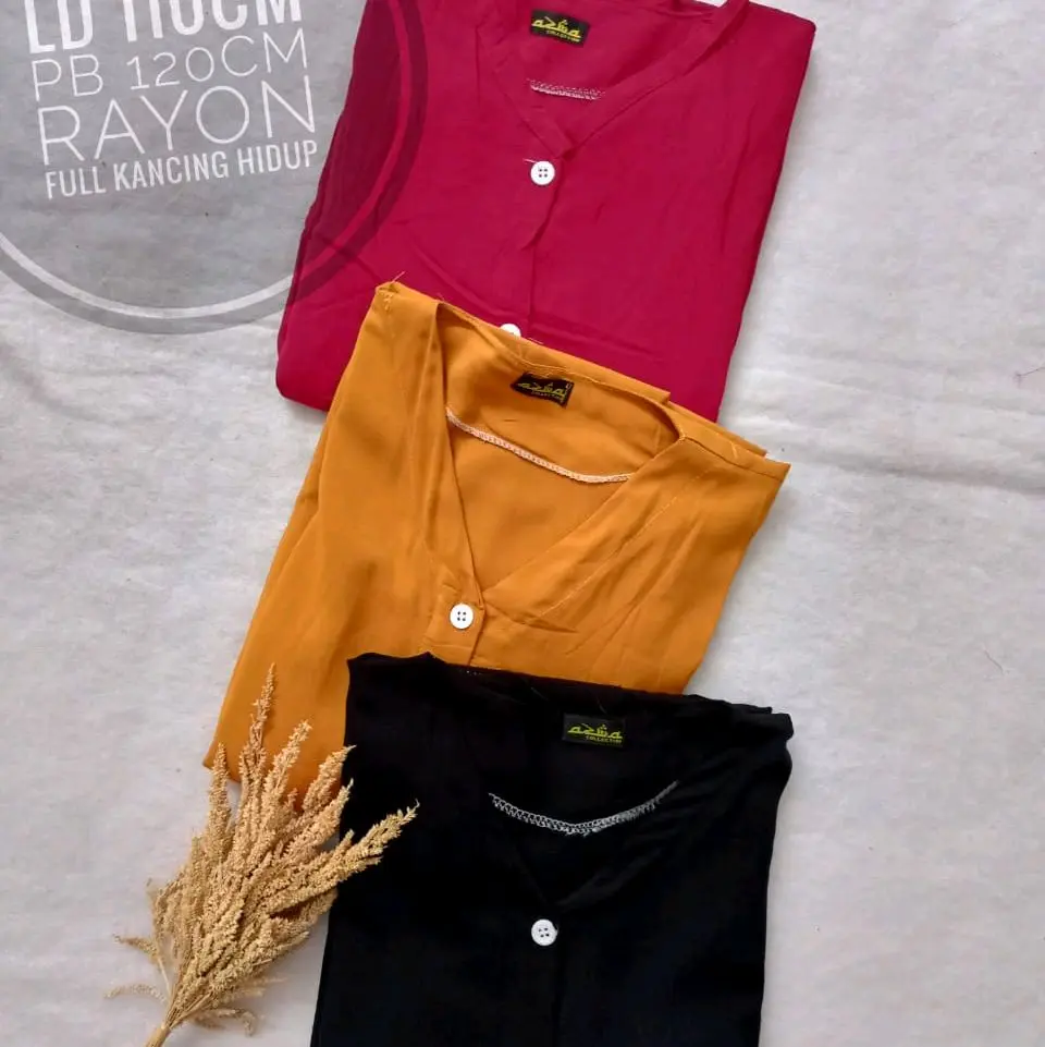 Daster Andin polos bahan rayon