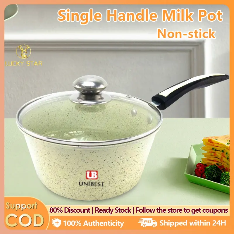 Ceramic Pan Original Milk Pot With Lid Non Stick Cookware Pot Household Kitchenware Hot Soup Stew Pot dutch  oven
