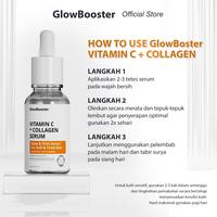 Gambar GlowBooster Serum Vitamin C + Collagen 15ml - Mencerahkan & Mengencangkan Kulit - Anti Penuaan - Resmi BPOM - Tekstur Ringan & Nyaman Digunakan - Tetes, Facial dari Kyurabeautyofficial Kab. Cilacap 3 Tokopedia