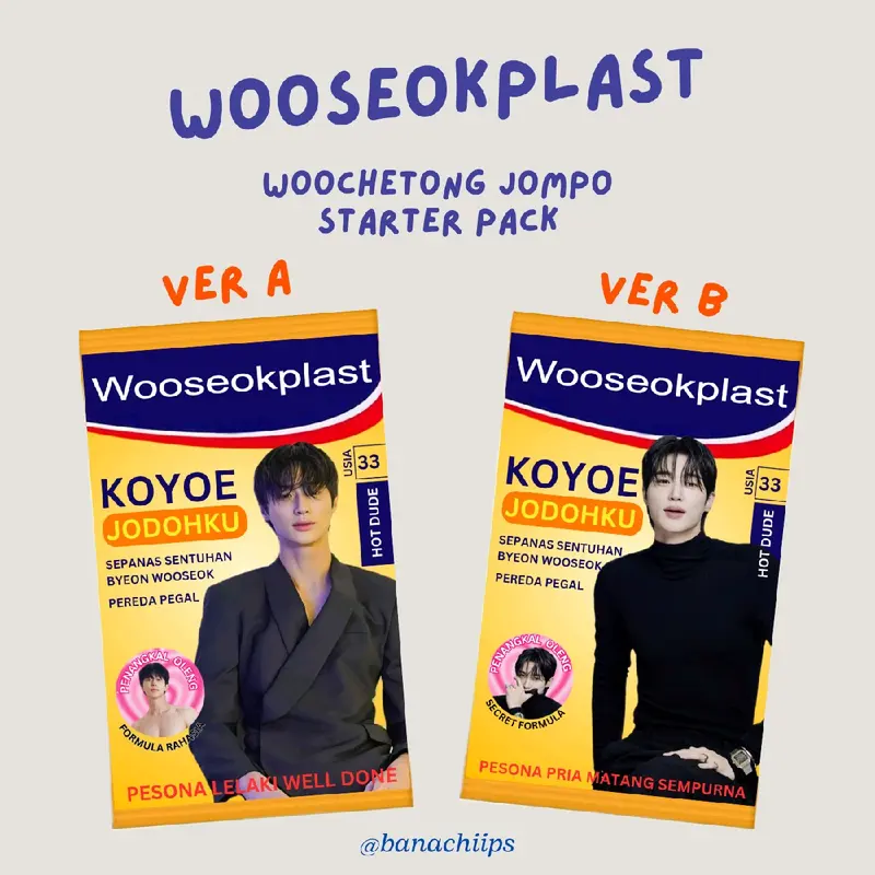 ReadyStock [Baca deskripsi] Wooseokplast byeon wooseok - woochetong jompo starterpack! koyo konser hotpack fanmeet jakarta freebies pc 0