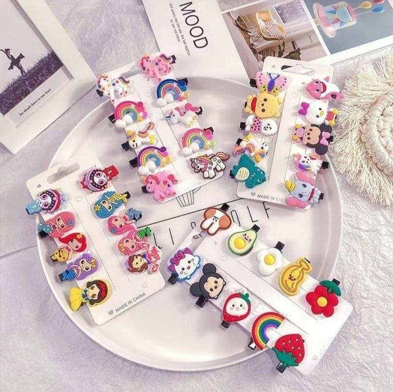 Product Introduction of Penjepit rambut anak ala Korea 1 pak isi 10 pcs ketik pesan opsional ya 7