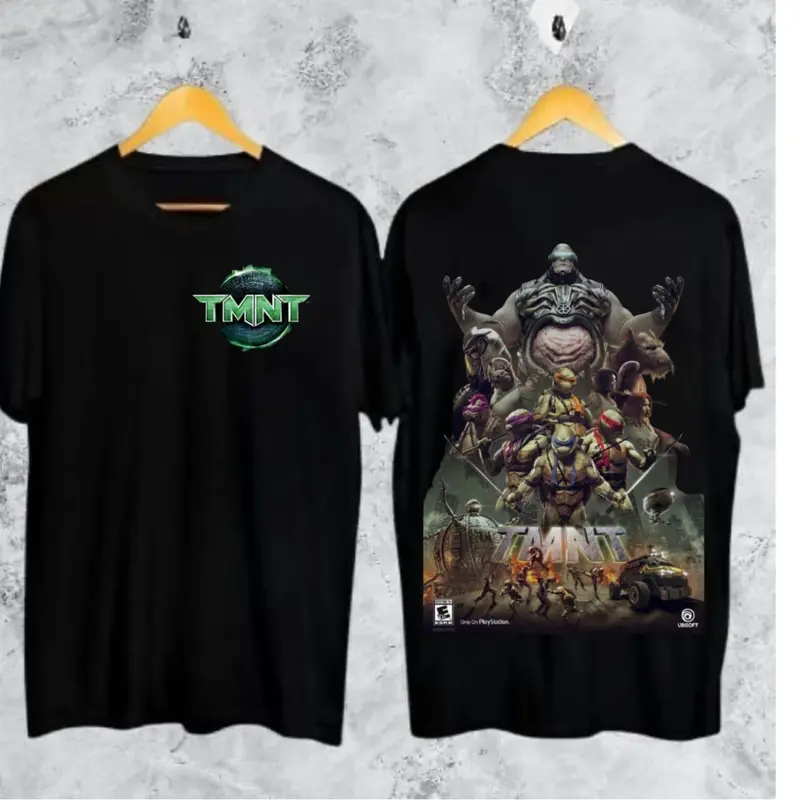 Baju Kaos Distro Kura Kura Ninja Warna / Atasan Cowok Lengan Pendek Terlaris / Kaos Cowok Trends 1