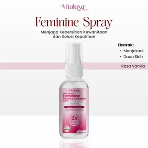 PENGHARUM MISS V VITALUXA FEMININE SPRAY BPOM VANILLA CREAMY rapet wangi kewanitaan