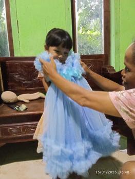 Product Review of Dress Perempuan Anak Rempel Bunga Model Terbaru from M**a m**a 1