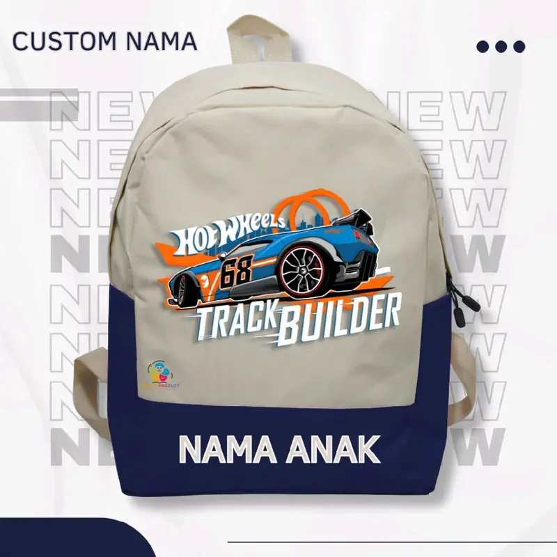 tas ransel anak sekolah sd tk karakter holwen track ( free nama ) 1