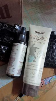 Product Review of Moell Special Bundling Body Lotion 185gr & Hair Lotion 100ml #Skincare Baby #Natural Organic from y**3 3