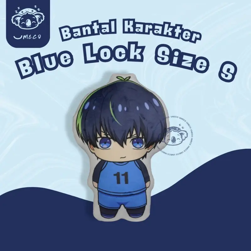 UMECO - Bantal Karakter Anime Blue Lock Size S | Plushie - U075 8