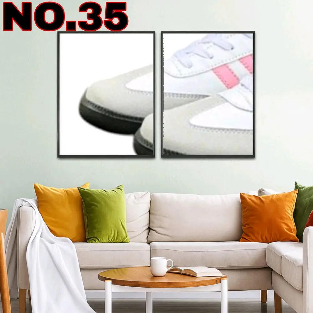 NO.35 ADDS SAMBA WHITE PINK (COD)