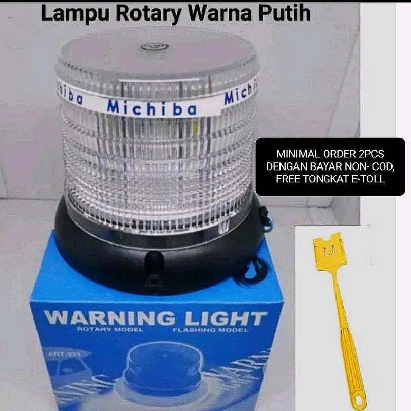 Lampu Rotary 12-24 Volt Mobil Universal Truk Fuso Dutro Warna Putih Car 0