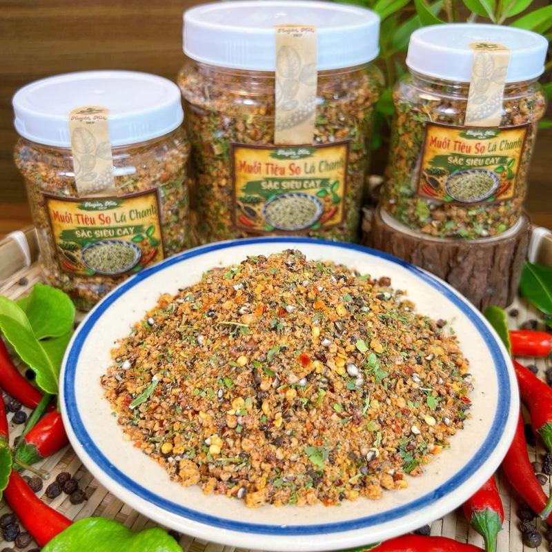(V1) Muối Tiêu Sọ Lá chanh Sặc Siêu Cay (Chay) - Đặc Sản Tây Ninh