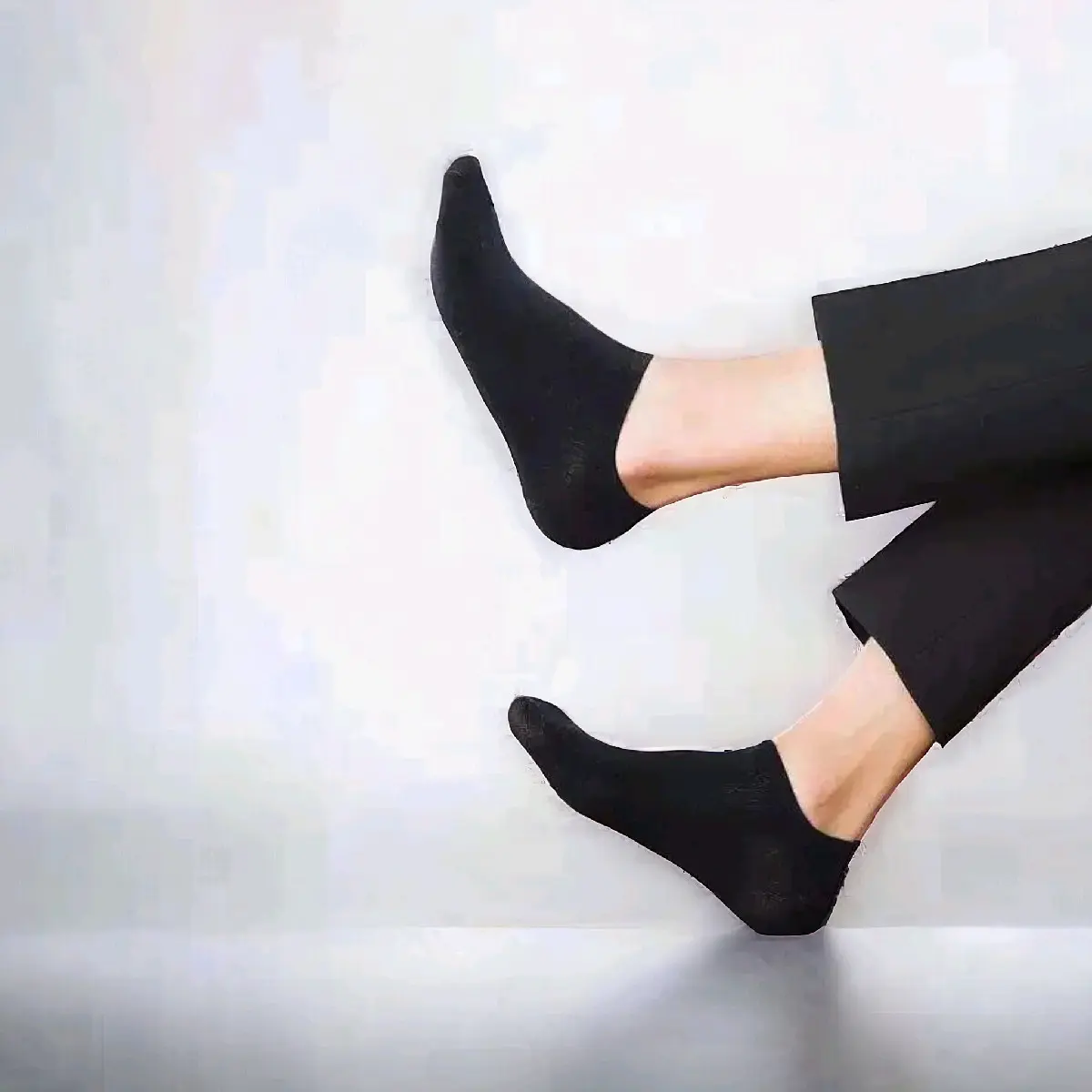 Kaos Kaki Sekolah Kantor Pendek Dewasa Motif Polosi Dari Katun Cotton 70% dan Spandek 30% Lembut Nyaman