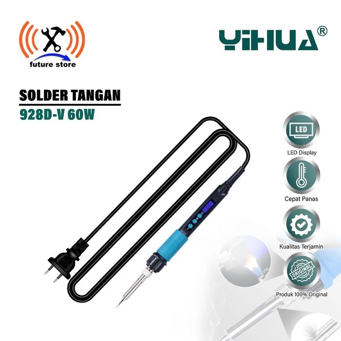 Gambar YIHUA 968D V 60W - SOLDER TANGAN YIHUA 968D V ORIGINAL - YIHUA 968D V HOT AIR STATION ORI dari future store Kota Tangerang Tokopedia